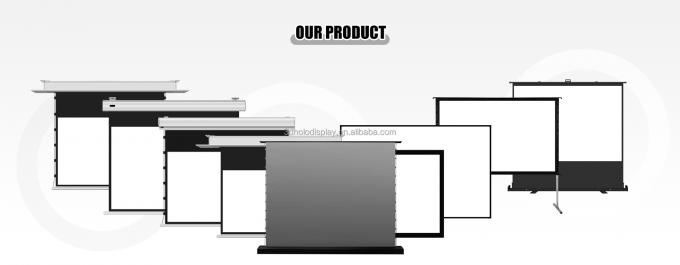 16:9 150인치 4K HD 모터화 된 ALR 바닥 상승 프로젝터 스크린 5