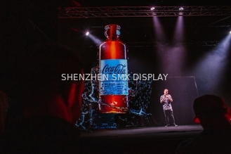 Transparent Pepperscrim 3D Hologram Screen Hologauze For Stage See Through