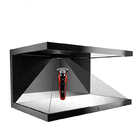 22 Inch Holographic Pyramid Display Showcase 3D Hologram Virtual Technology