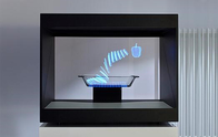 1 Side View 22 Inch LED Light Holocube 3D Holographic Display For Retail Display