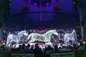 Fireproof 3D Hologram Screen Polyamide Transparent Holographic Screen For Live Show
