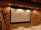 Tab Tensioned motorized front projection screen 120 inch for hotels ,  business centers