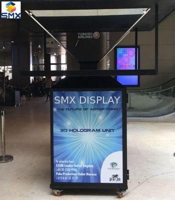 품질 4 자필 3d 화면 장치는 피라미드 POS 광고를 위한 편들었습니다 공장