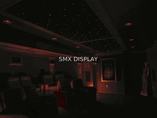 품질 110 - 220V 섬유 광학 천정 등은 청각 검정색 / 네이비 블루 / UV PMMA 몸을 장비를 답니다 공장