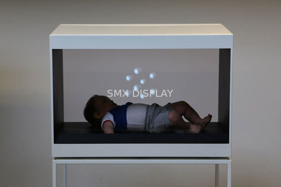 품질 전시를 위한 42 " 완전한 진열장 3D 홀로그래픽 디스플레이 피라미드 홀로그램 안경 공장