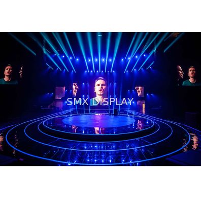 품질 3.1m 완전한 천무늬스크린, 3D 홀로그래프 메쉬 스크린은 하늘에서 이미지 플로팅을 만듭니다 공장