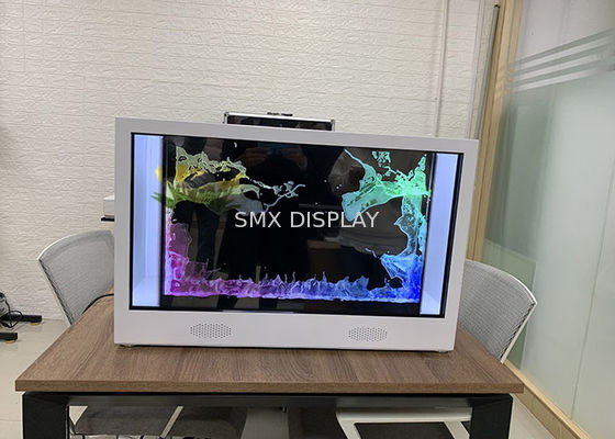 품질 3는 3D 홀로그램 차폐함 투명한 터치 3D 홀로그램 피라미드 디스플레이를 측면을 댔습니다 공장