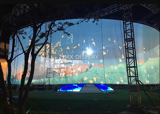 안개 스크린 프로젝션을 위한 홀로그래프 스크린 360 급 무대를 위한 3D 홀로그래프 메쉬 프로젝터 스크린