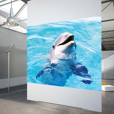 품질 높은 콘트라스트 백색 후방 프로젝션 필름 3D 홀로그램 프로젝션 필름 상점 창문 공장