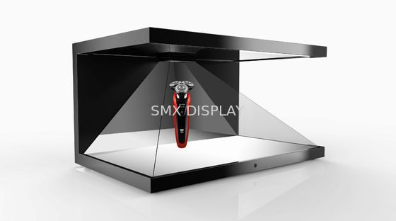 품질 3 옆 270 급 홀로그래프 피라미드 디스플레이 진열장 22 인치 작은 사이즈 공장