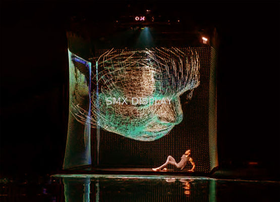 품질 홀로그래픽 서커스용 홀로그래픽 망 투명 프로젝션 스크린 공장