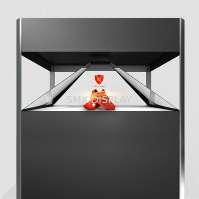 품질 1280년 x 1024 360도 자필 전시 홀로그램 피라미드 USB/VGA의 HDMI 입력 포트 공장