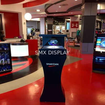 품질 직업적인 홀로그램 피라미드 홀로그램 진열장 3D 자필 영사기 공장