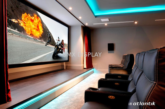 품질 가정 영화관을 위한 알루미늄 구조 16:9 HDTV 벽 산 고정 프레임 스크린 공장