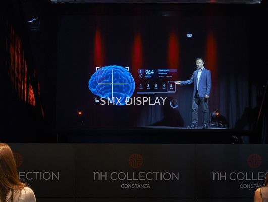 자필 투사계 Musion Eyeliner 포일 홀로그램 3D 쇼