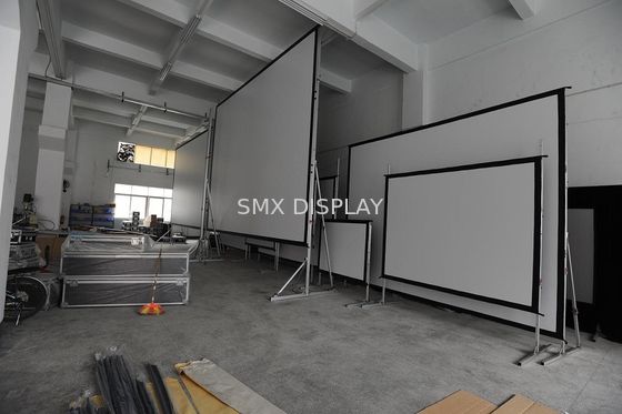 품질 200인치 후면과 전면 빠른 접기 스크린 공장