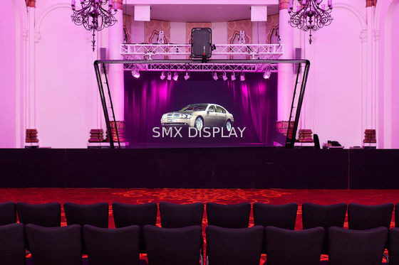 품질 3D 자필 영상 영사기 5x30m 투명한 Musion 자필 Eyeliner 포일 공장