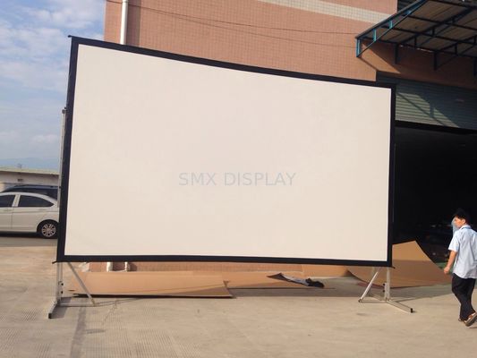 품질 외관 16:9 120인치 전면 프로젝션 서둘러 접는 휴대용 프로젝터 프로젝션 스크린 공장