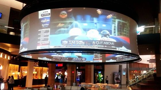 품질 주문을 받아서 만들어진 180의 °/360 °는 보장 3 년을 가진 영사기 스크린을 구부렸습니다 공장