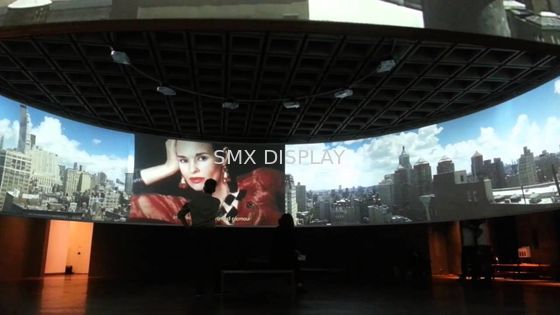 품질 큰 삼각에 의하여 자동화되는 구부려진 영사막 자가 제작 영화 극장 영사기 공장