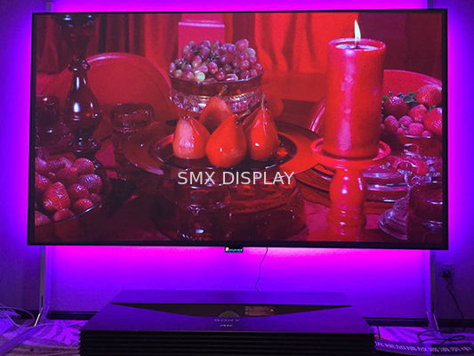 품질 무딘 고정 프레임 스크린, 조정 벽 영사기 스크린 HDTV 16/9 체재 0.8 이익 공장