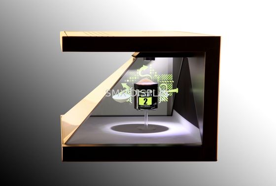 품질 3D Hologram Showcase 3-side View Holo Display Hologram Pyramid for Exhibition Advertising 공장