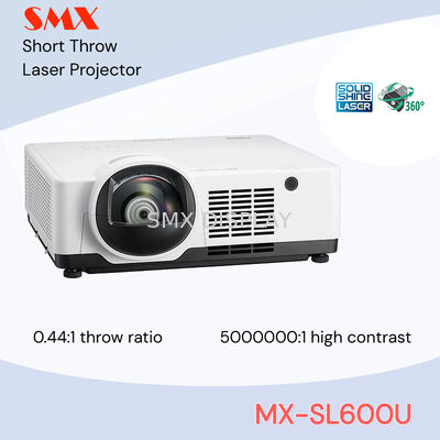 집의 상영관 SMX 짧은 투척 레이저 프로젝터 5500 루멘 1920x1200 5000000:1