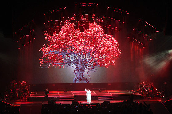 품질 투명한 자필 영사막 폴리아미드 물자 3D 홀로그램 쇼 공장