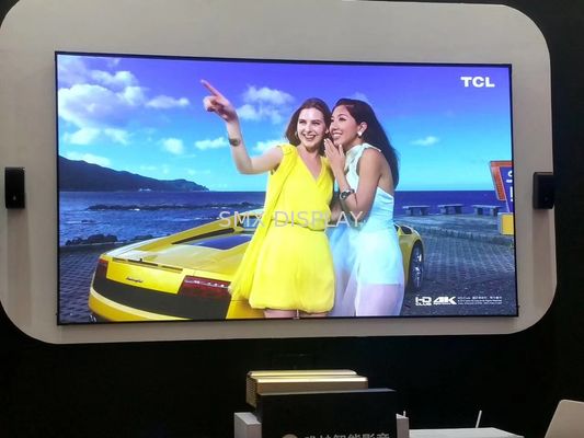 품질 100 인치 고정 프레임 스크린 석탄 영사기 패널 170° 화각 내구재 공장