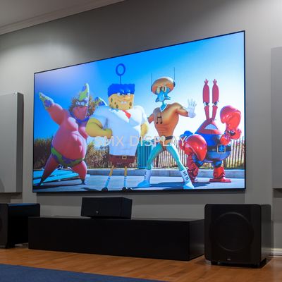 영 가장자리 영사기 고정 프레임 스크린 주위 가벼운 석탄 170° 화각