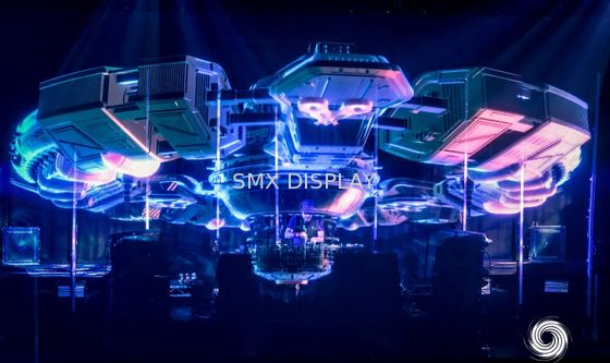 품질 Holo 가제 단계를 위한 자필 투사계 보이지 않는 홀로그램 스크린 공장