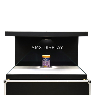 음성 와이파이와 선수를 광고하는 3D 홀로그램 디스플레이 LCD