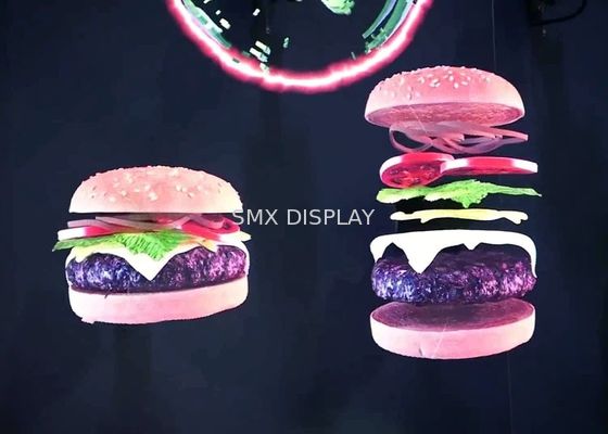 품질 자필 광고 3D 전시 176 정도 3D는 투상 홀로그램 삽니다 공장