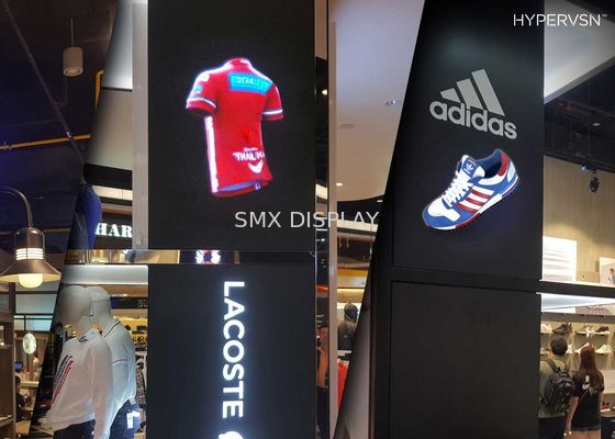 품질 고해상 LED는 기술 마개/놀이 Hypervsn 홀로그램 전시 3D의 기초를 두었습니다 공장