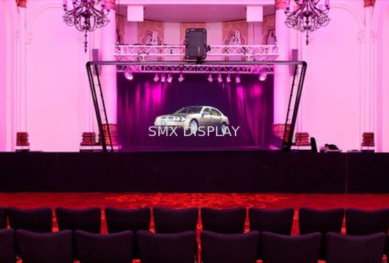 품질 라이브 쇼를 위한 반영 포일  95 um 160' 3D 홀로그램 디스플레이 공장