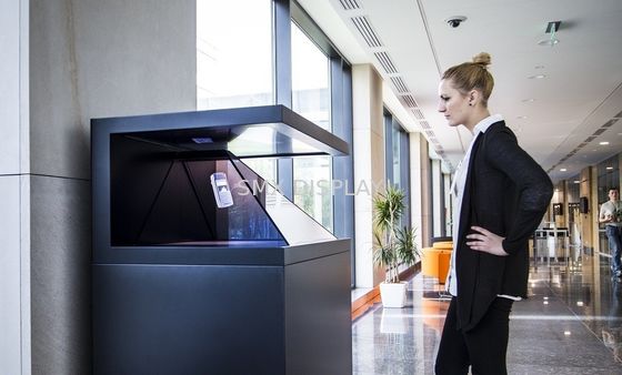 품질 템퍼드 글라스는 3D 홀로그램 상자 1920x1080을 플러깅하고 합니다 공장