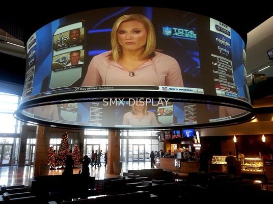 품질 플라이트 시뮬레이션을 위한 360 급 고정된 프레임 투사 화면 공장