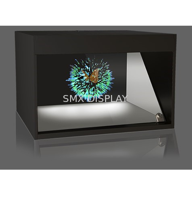 엑스히바티온을 위한 22 인치 3D 홀로그램 진열장 전문자필 피아미드