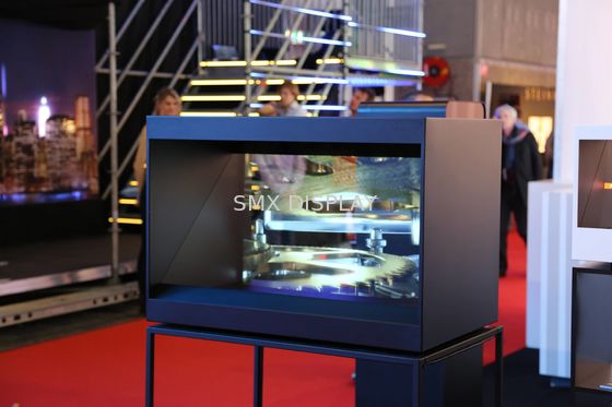 품질 1 쪽은 리테일 디스플레이를 위한 22 인치 LED 라이트 홀로큐브 3D 홀로그래픽 디스플레이를 봅니다 공장