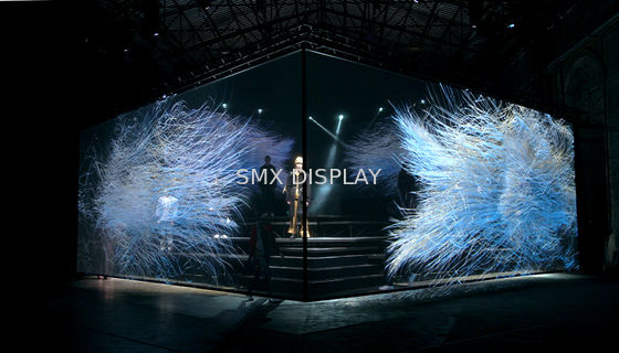 품질 투명한 3D 홀로그램 계획안 거즈 홀로그래픽 스크린 폴리아미드 소재 공장