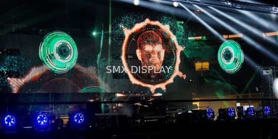 품질 행사 무대 공연에 쓸 3D 홀로가우즈에 메쉬 스크린 폴리아미드 소재 공장